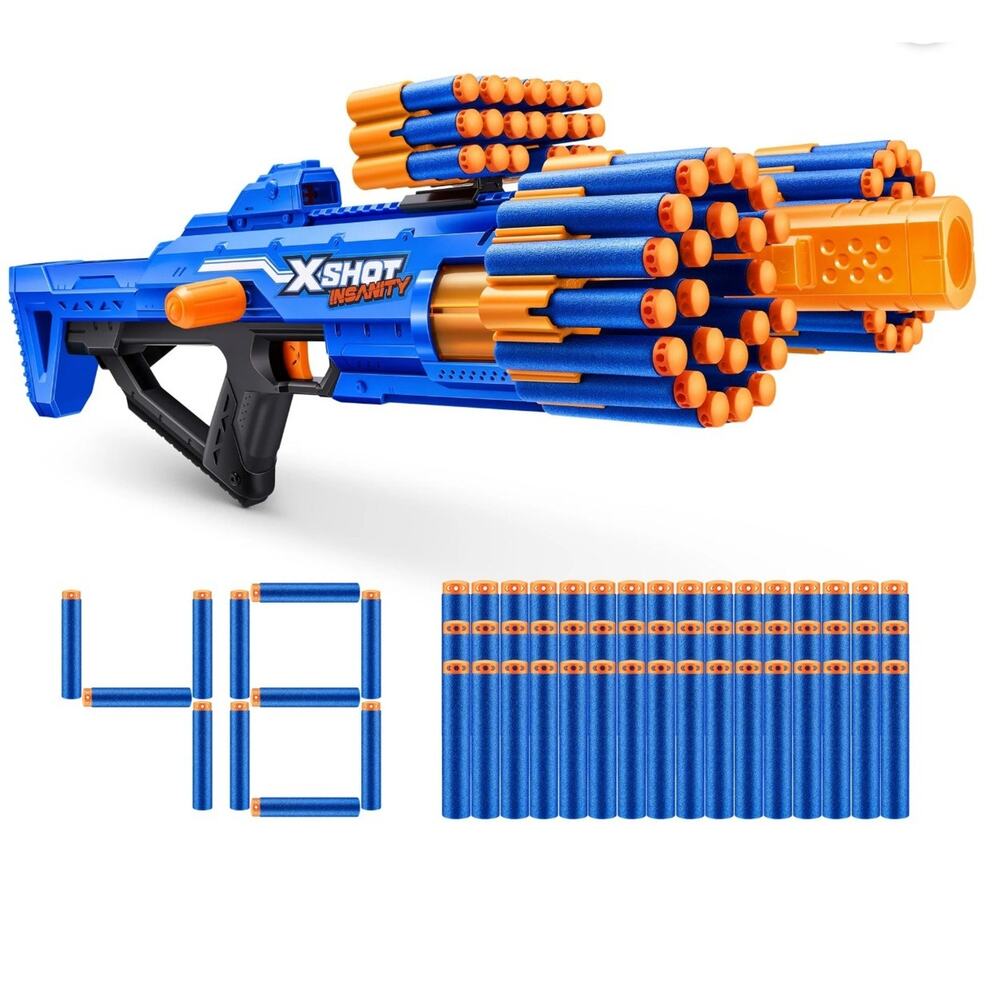 🔥XSHOT Insanity Berzerko Dart Blaster ZURU bead gun Outdoor Fun FREE SHIP New🔥